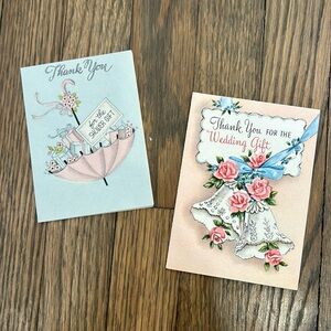 Vintage wedding cards 1950’s